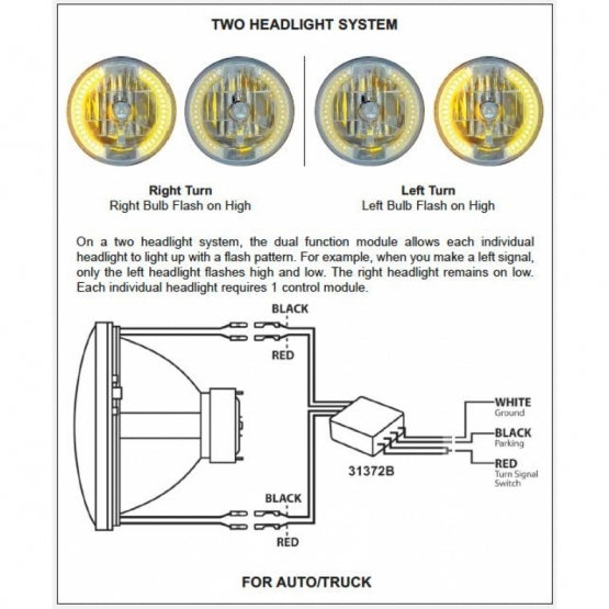 Single to Dual Function LED Control Module