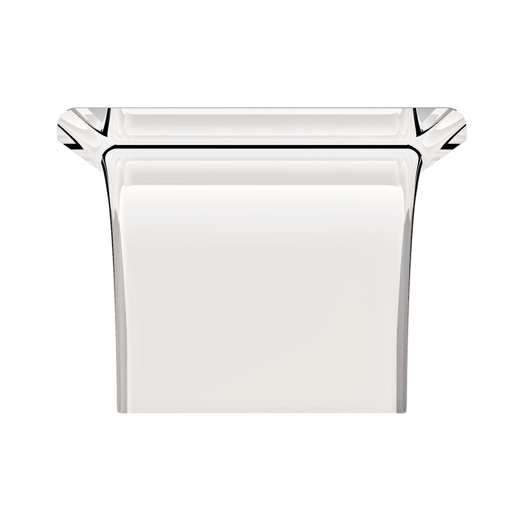 80" 430 Stainless Steel (16ga) Roll Formed Edge Smooth Half Fender - SS Series (Pair)