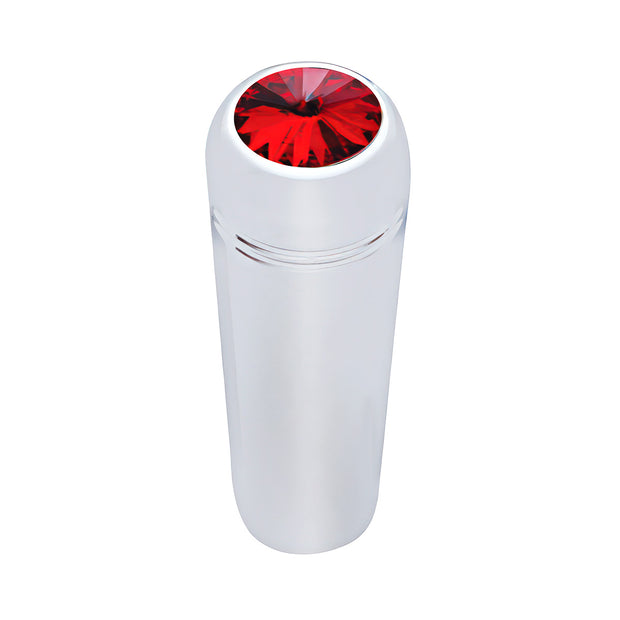 1-7/8" Short Aluminum Toggle Switch Extension With Crystal For Kenworth - Red Crystal