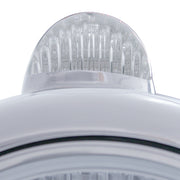 Stainless Steel Guide 682-C Headlight 6014 & Dual Mode LED Signal - Clear Lens