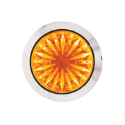 2 LED Dual Function 3/4" Mini Watermelon Light (Clearance/Marker) - Amber LED/Amber Lens