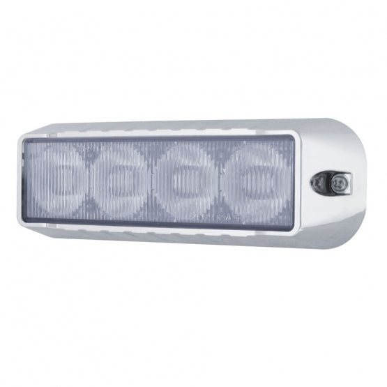 4 LED Warning Light - White LED