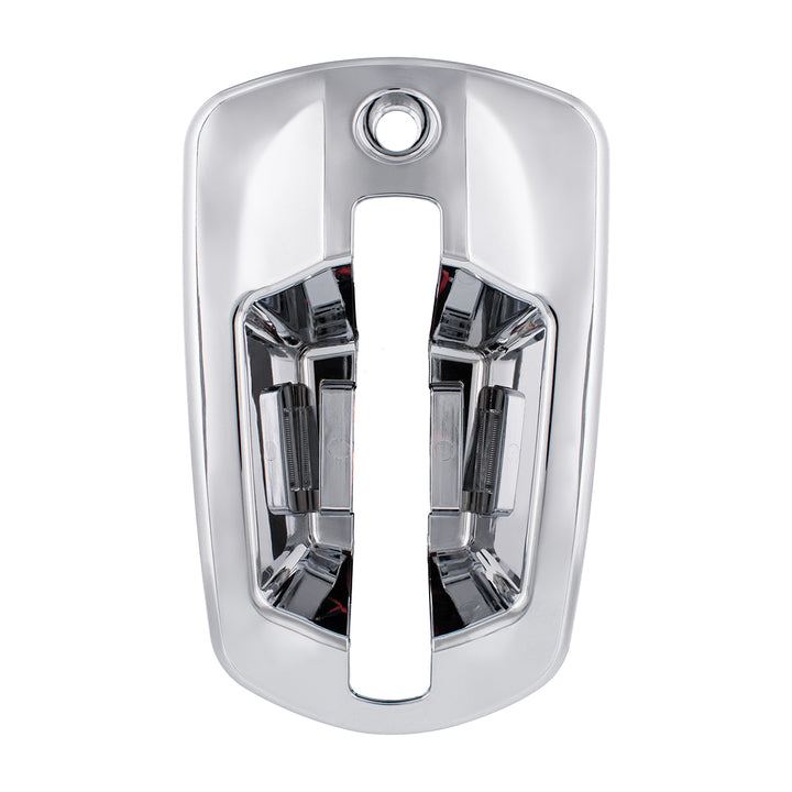 6 LED Chrome Door Handle Cover For 2018-2024 Freightliner Cascadia - Passenger, Amber LED