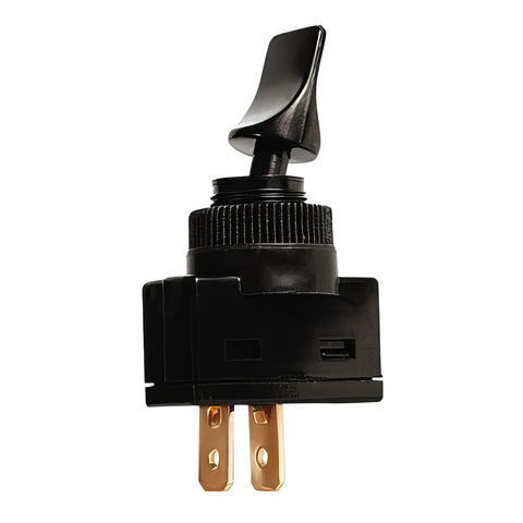 Black Non-Illum Duckbill 20 Amp 12V S.P.S.T. On/Off 1 Pc.