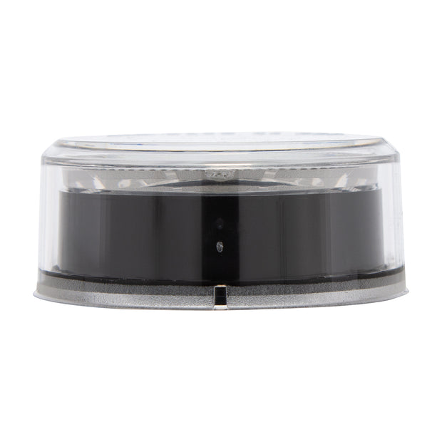 4 LED 2-1/2" Round Abyss Light (Clearance/Marker) - Amber LED/Clear Lens