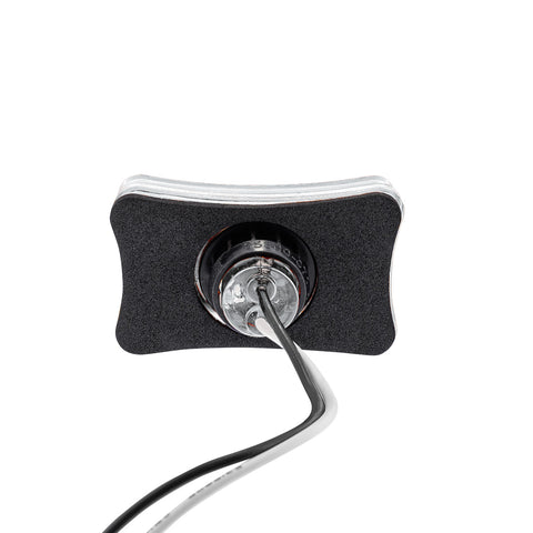 3 LED Rectangular Auxiliary Light-White LED/Clear Lens