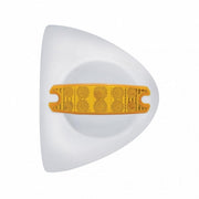 10 LED Reflector Headlight Turn Signal Light Cover - Amber LED/Amber Lens