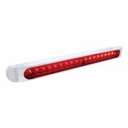 19 LED 17" Light Bar With Bezel (Stop, Turn & Tail) - Red LED/Red Lens