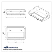 Overhead CB Radio Trim For 2008-2017 Freightliner Cascadia