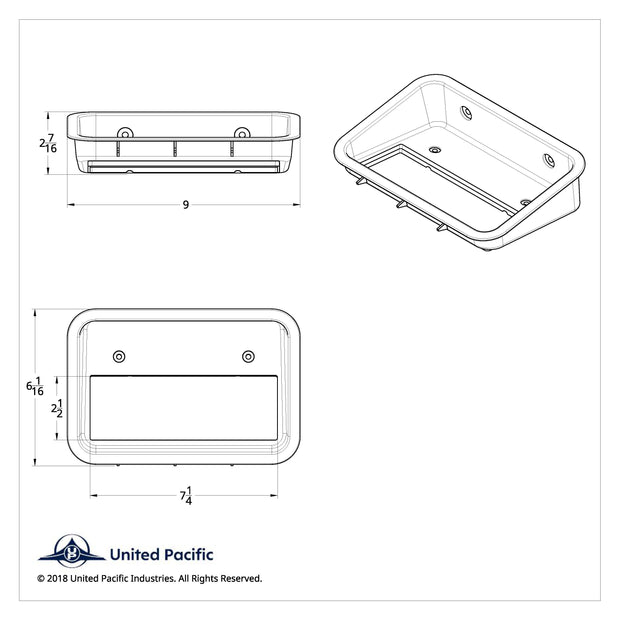 Overhead CB Radio Trim For 2008-2017 Freightliner Cascadia