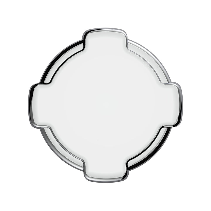 Chrome Plastic Fuel Cap Cover For Freightliner - Non-Locking