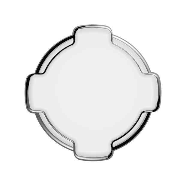 Chrome Plastic Fuel Cap Cover For Freightliner - Non-Locking