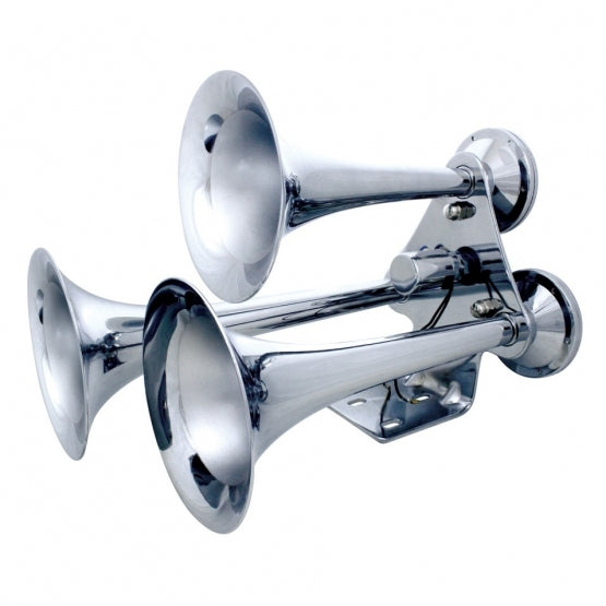 3 Trumpets "Competition Series" Chrome Train Horn