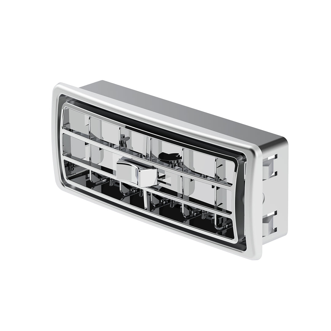 Chrome Plastic A/C Vent For 2002+ Kenworth - Center
