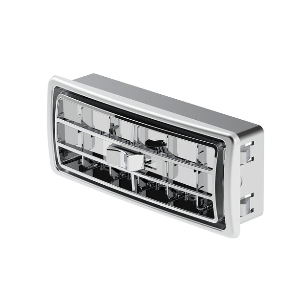 Chrome Plastic A/C Vent For 2002+ Kenworth - Center
