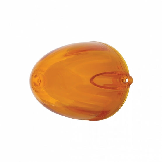 9 LED Dual Function GloLight Watermelon Grakon 1000 Style Cab Light - Amber LED/Amber Lens