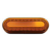 24 LED 6" Oval Mirage Light (Turn Signal) - Amber LED/Amber Lens