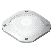 Chrome 4-1/2" Square Speaker Cover For International 9900 (1999-2017), 9400/9300/9200 (1997-2010)