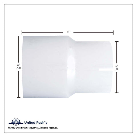 Aluminized Reducer 6" O.D. To 5" I.D.