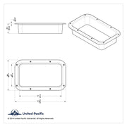 Chrome Interior View Window Trim For Kenworth W900L (1990-2005) And T800 (1986-2005)