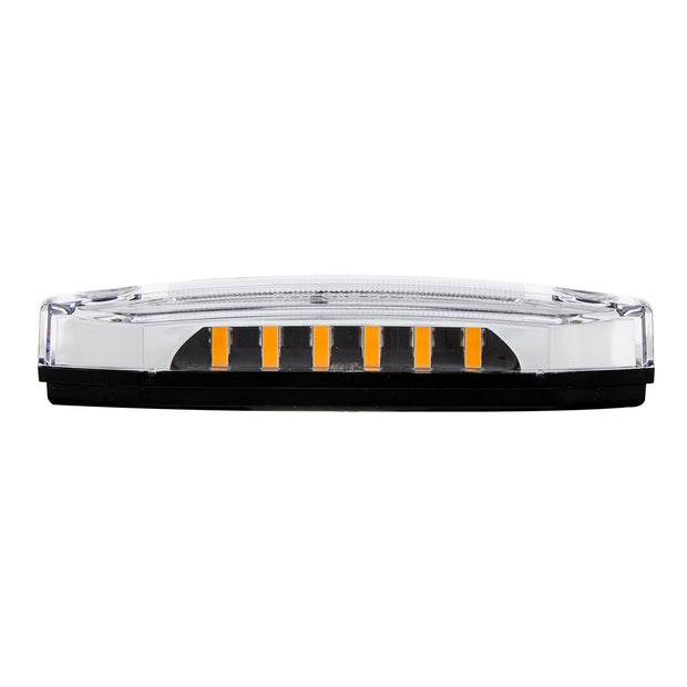 6 Red LED Light (Clearance/Marker) With 6 Amber LED Side Ditch Light