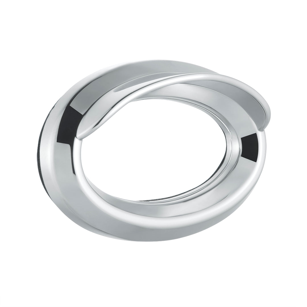 Chrome Bezel For 1-3/4" X 3/4" Peterbilt Glove Box Emblem