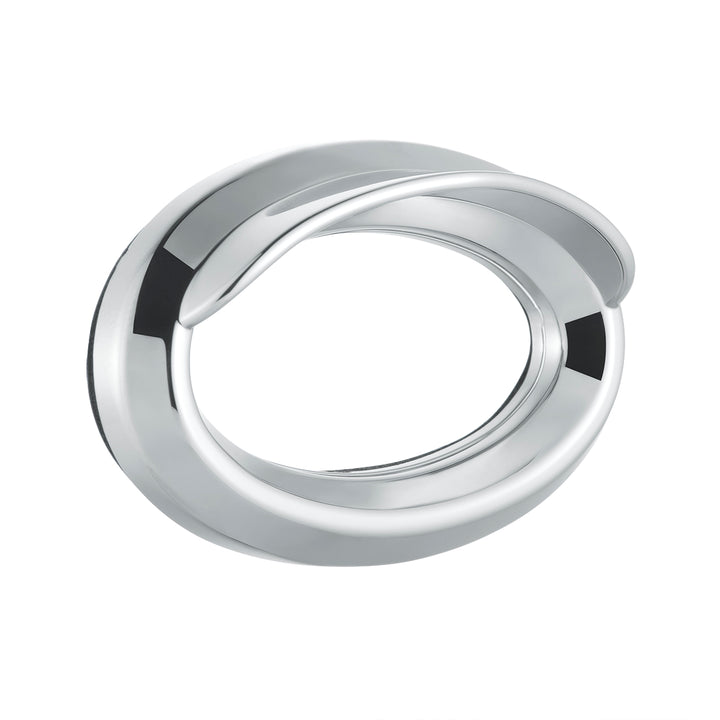 Chrome Bezel For 1-3/4" X 3/4" Peterbilt Glove Box Emblem