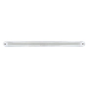 24 LED Dual Function 12" GloLight Bar With Bezel - Amber LED/Clear Lens