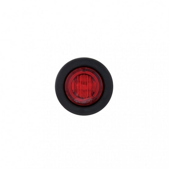3 LED 3/4" Mini Light (Clearance/Marker) - Red LED/Red Lens