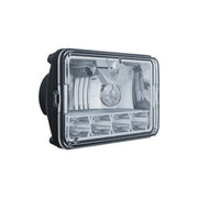 ULTRALIT - 5 LED 4" X 6" Crystal Headlight - High & Low Beam