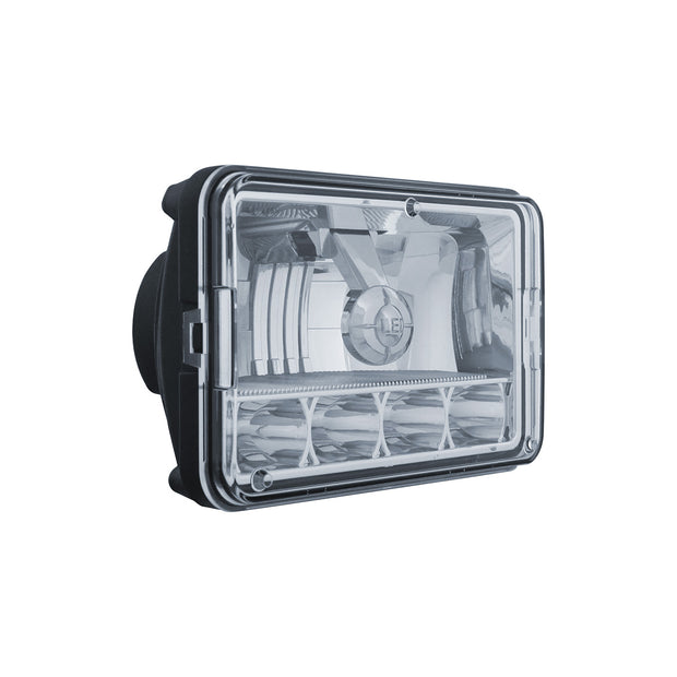 ULTRALIT - 5 LED 4" X 6" Crystal Headlight - High & Low Beam