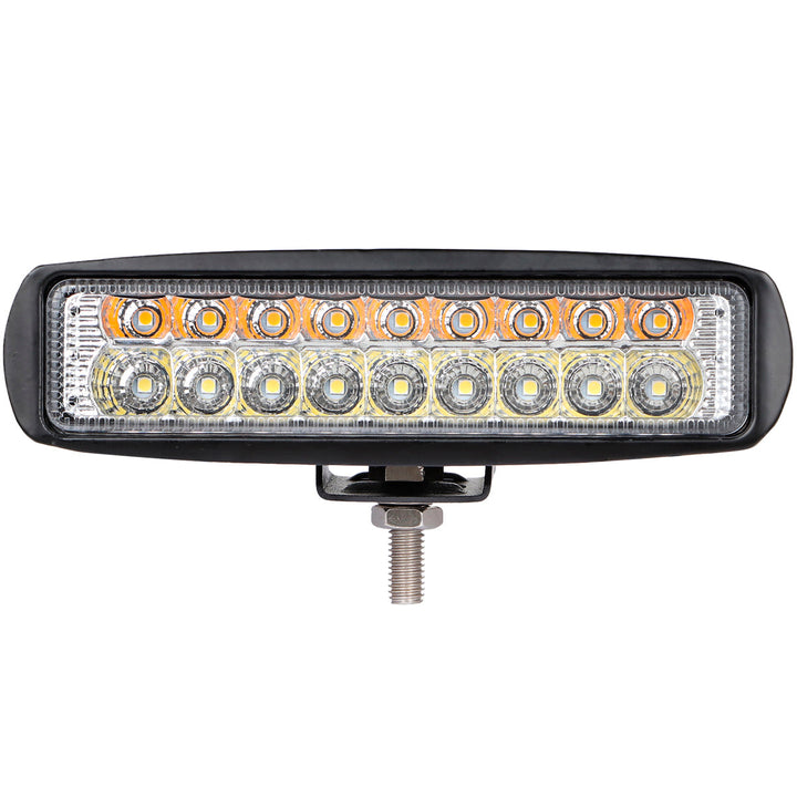 Slim Dual Color Fog Light - 18 LEDs / Amber &amp; White