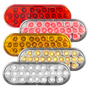 Nova-Lux Oval Turn Signal Light - Amber LED / Amber Lens