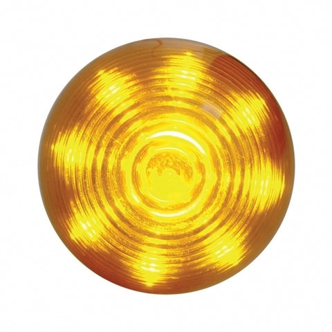 9 AMBER LED 2" BEEHIVE CLEARANCE/MARKER LIGHT - AMBER LENS 