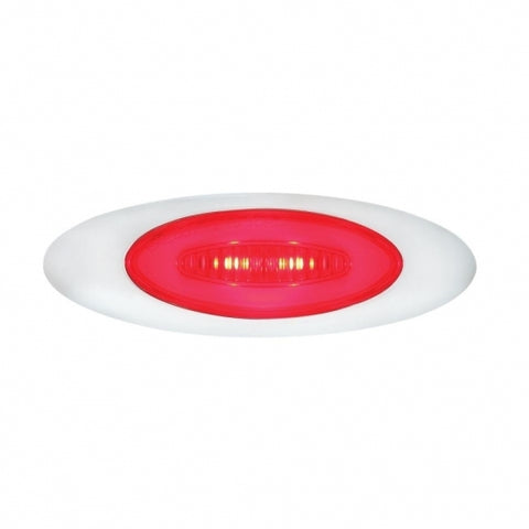 6 LED "M5 MILLENNIUM" MARKER LIGHT - GLO LIGHT- RED LED/RED LENS