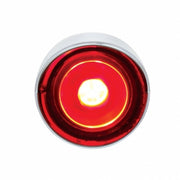 3 HIGH POWER LED 1" AUXILIARY/UTILITY LIGHT WITH VISOR - DUAL FUNCTION - RED LED/RED LENS