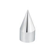 33mm X 4 1/8" Chrome Plastic Spike Nut Cover - Thread-On