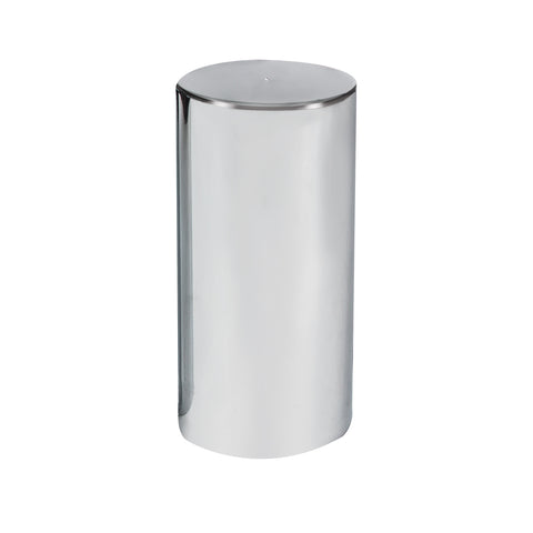 33mm X 4 1/4" Chrome Plastic Tall Cylinder Nut Cover - Thread-On