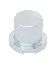 11/16" X 1 1/4" Chrome Plastic Pointed Nut Cover - Push-On