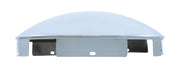 6 Uneven Notched Chrome Dome Front Hub Cap - 1" Lip