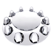 Chrome Dome Front Axle Cover W/ 1 1/2" Nut Cover - Push-On