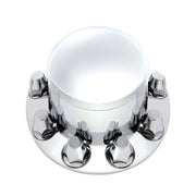 Chrome Dome Rear Axle Cover w/ 33mm Thread-on Nut Cover