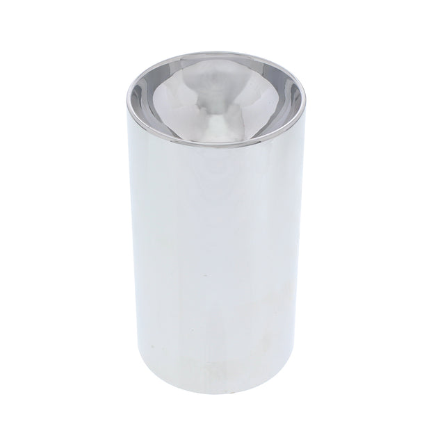 33mm X 3 3/4" Chrome Plastic Concave Top Nut Cover - Thread - On