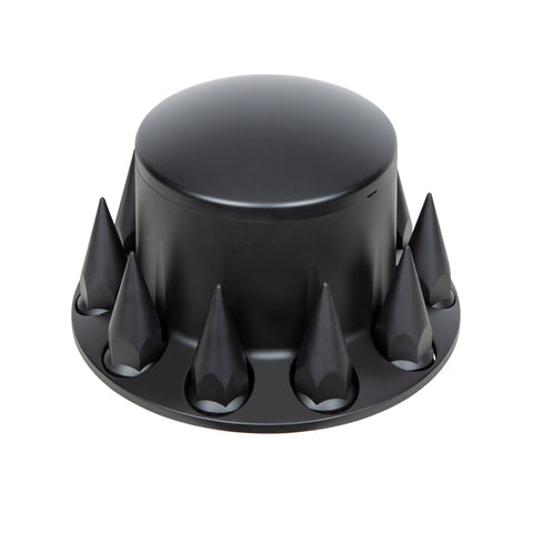 Matte Black Dome Rear Axle Cover w/ 33mm Spike Thread-on Nut Cover