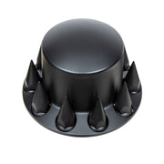 Matte Black Dome Rear Axle Cover w/ 33mm Spike Thread-on Nut Cover