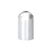 33mm X 3-3/4" Chrome Plastic Dome Nut Cover - Thread-On (60 Pack)