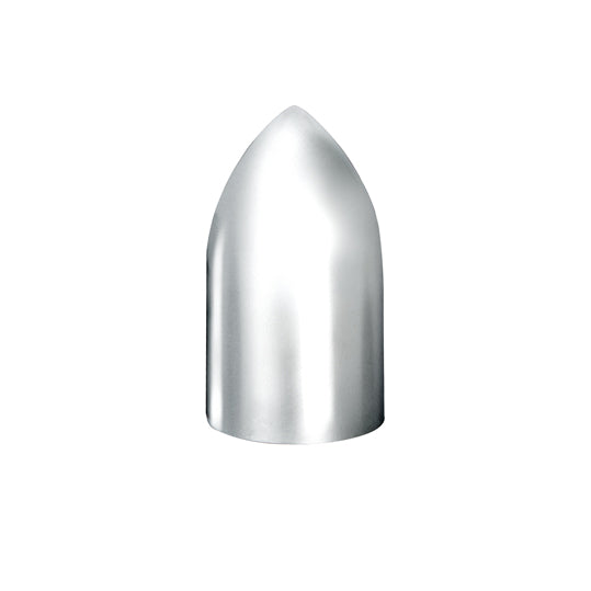 33mm X 3-7/8" Chrome Plastic Bullet Nut Cover - Thread-On (60 Pack)