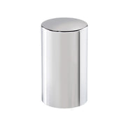33mm X 3-1/2" Chrome Plastic Cylinder Nut Cover - Push-On (60 Pack)