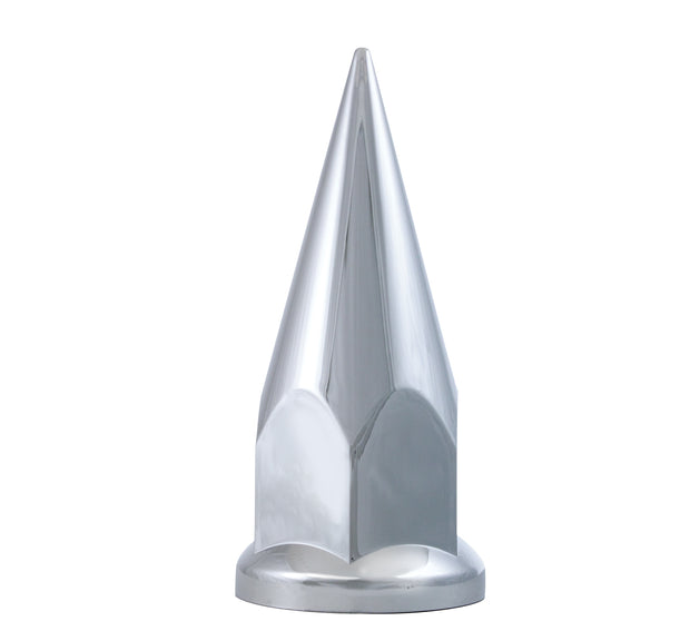 33mm x 4 7/8" Chrome Plastic Super Spike Nut Cover - Push-On (Box of 10)