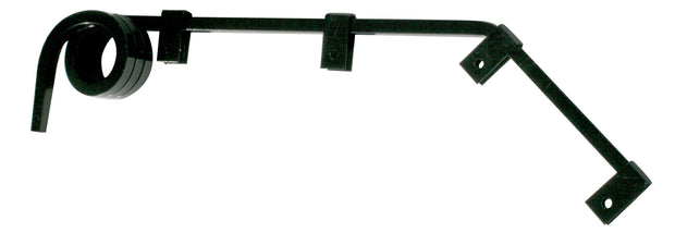 Black Angled Mud Flap Hanger - 3 Coils